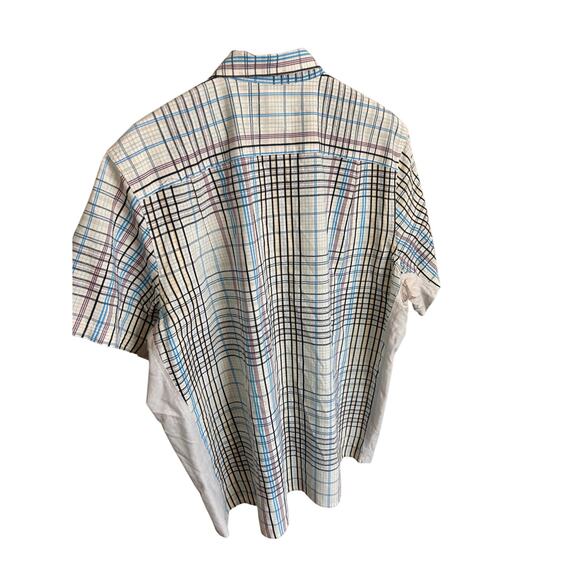 Patagonia Men's XL Plaid Short Sleeve Button Up Shirt Organic Cotton Blend - Picture 5 of 6
